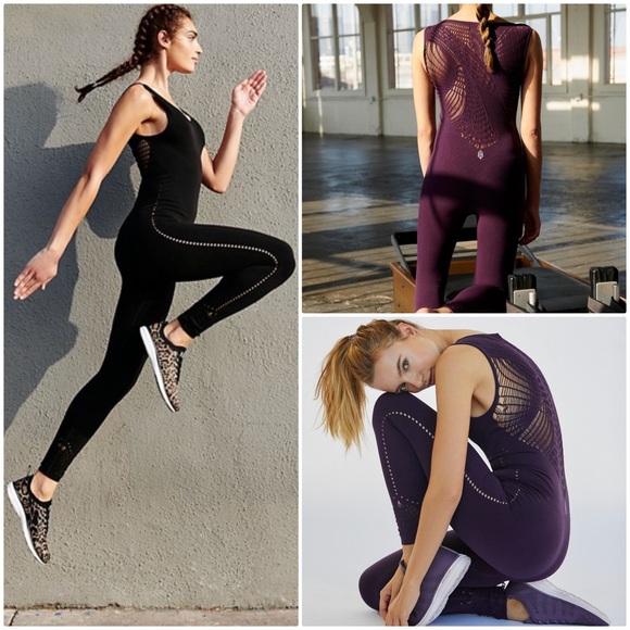 COPY - Free People Energy Catsuit - Navy - Picture 1 of 3